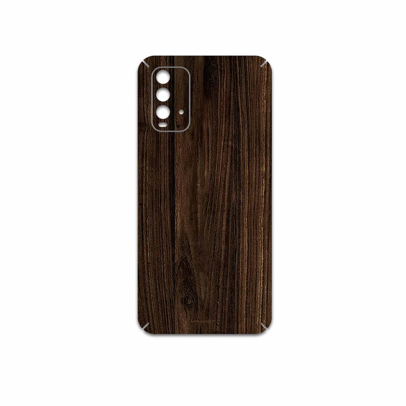 برچسب پوششی ماهوت مدل Dark Walnut Wood مناسب برای گوشی موبایل شیائومی Redmi 9T