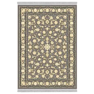 فرش پارچه‌ای دفه مدل فرشینه هازان مخمل طرح فانتزی کد 3032