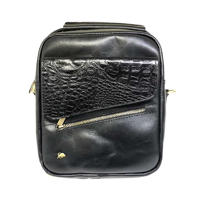 کیف رودوشی مردانه سرزمین چرم مدل بهزاد 1