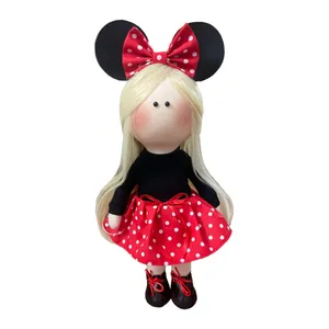 عروسک طرح دختر میکی موس ارتفاع 38 سانتی متر