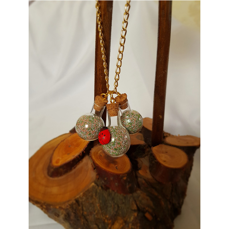 گردنبند دخترانه مدل بطری آرزو کد 006 گردنبند دخترانه مدل بطری آرزو کد 006