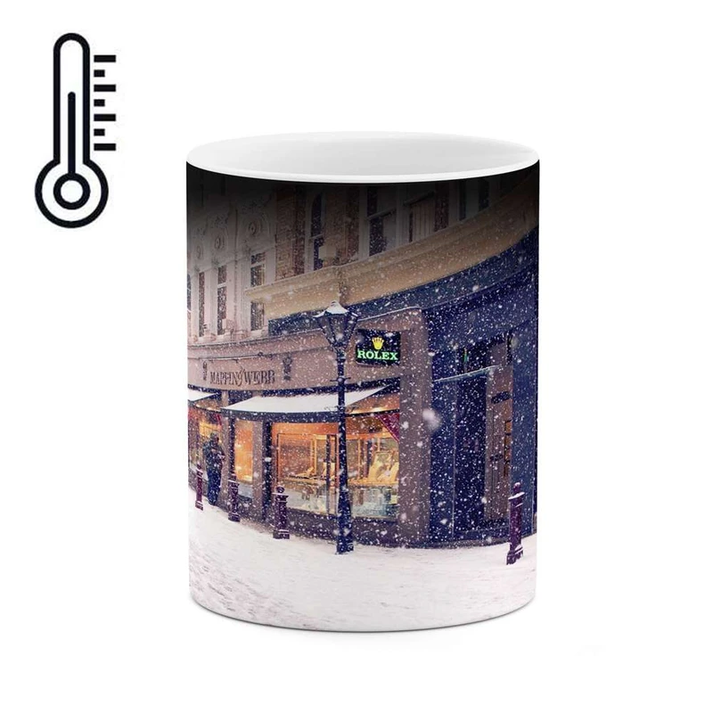 ماگ حرارتی کاکتی مدل منظره برفی کد mgh14897