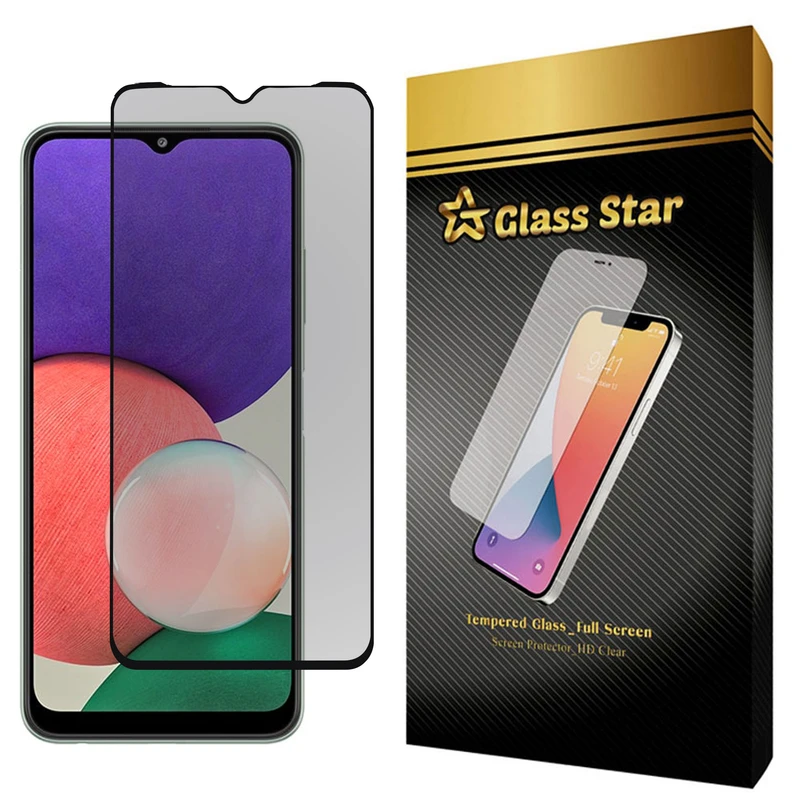محافظ صفحه نمایش حریم شخصی گلس استار مدل PFG مناسب برای گوشی موبایل سامسونگ Galaxy A22 5G