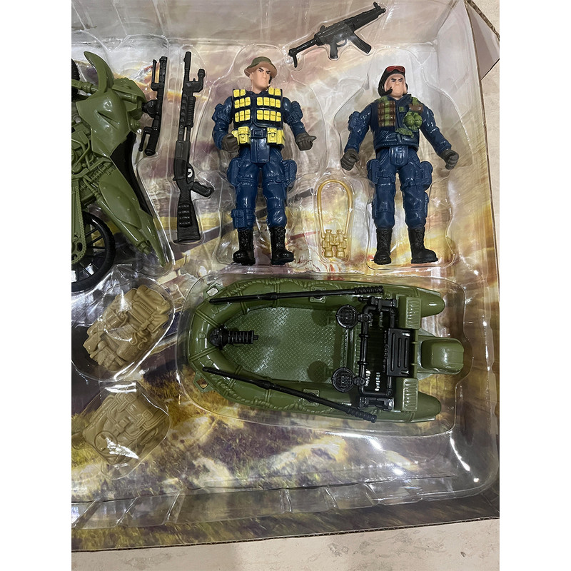 اسباب بازی جنگی مدل Military کد 1755 مجموعه 13 عددی