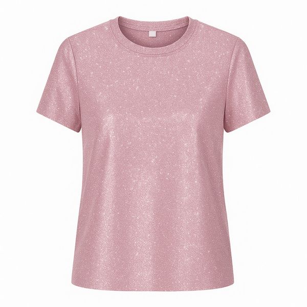 تی‌شرت آستین کوتاه زنانه مدل چشمک کد ۳۴