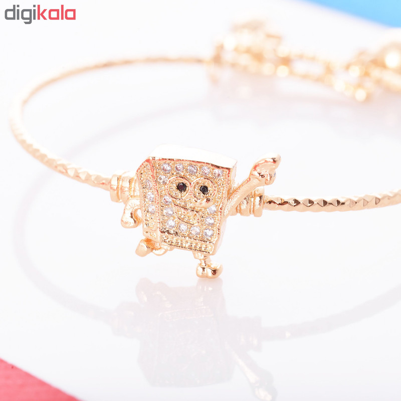 دستبند دخترانه مدل باب اسفنجی کد DA1022