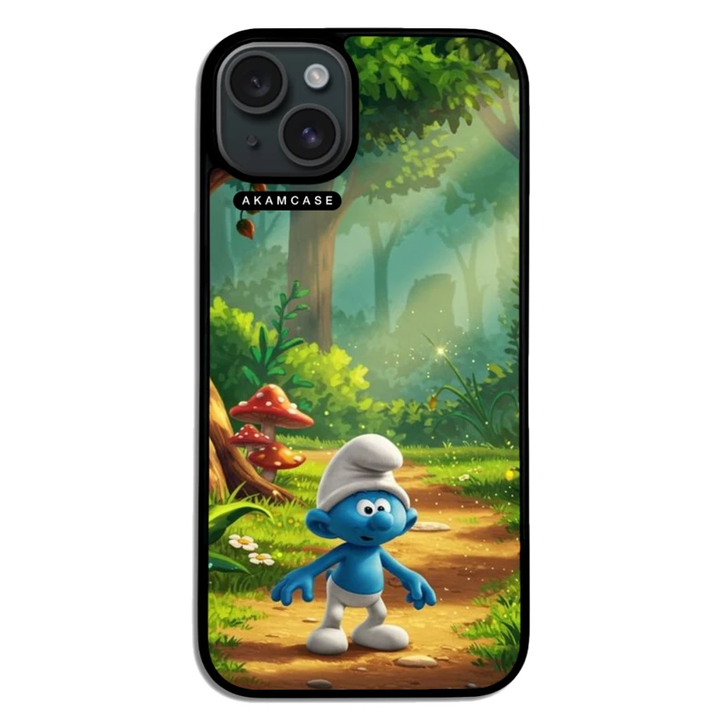 کاور آکام مدل AMC-WA15PLUS-SMURFS-7 مناسب برای گوشی موبایل اپل iPhone 15 Plus