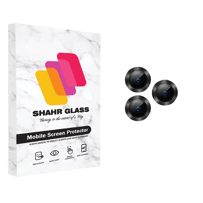  محافظ لنز دوربین شهر گلس مدل RING مناسب برای گوشی موبایل اپل iPhone 13 Pro / 13 Pro Max