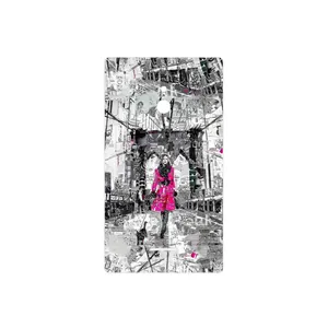 MAHOOT Collage of Catwalk Bridge Cover Sticker for Nokia XL