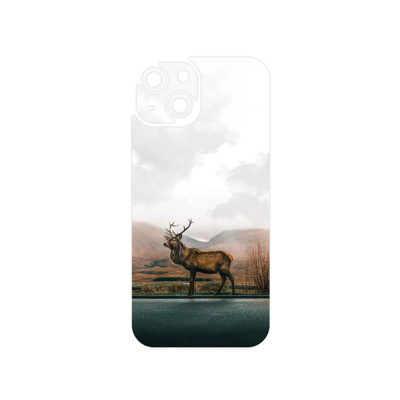 برچسب پوششی ماهوت مدل Horned_Deer مناسب برای گوشی موبایل اپل iPhone 15