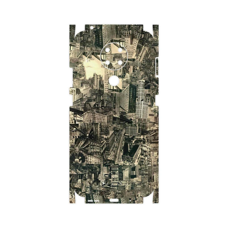 برچسب پوششی ماهوت مدل Collage of Skyscraper-FullSkin مناسب برای گوشی موبایل نوکیا 3.4