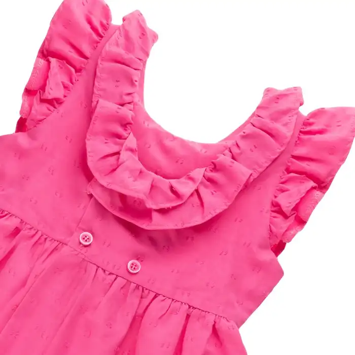 پیراهن دخترانه فیورلا مدل سه گل 33002