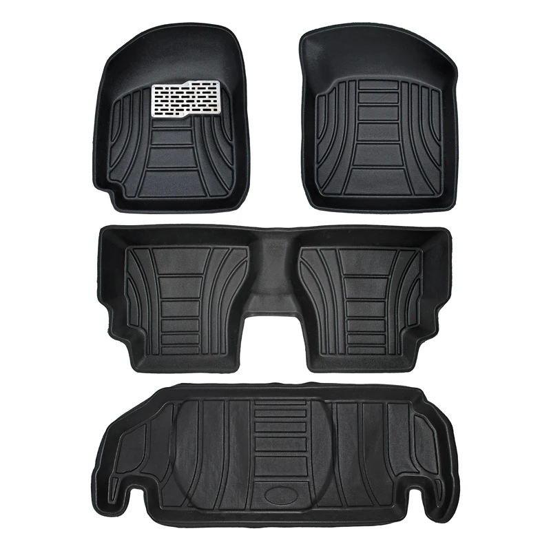 کفپوش سه بعدی خودرو پانیذ مدل پشت نمدی MHLB N مناسب برای پراید دوگانه سوز به همراه کفپوش صندوق