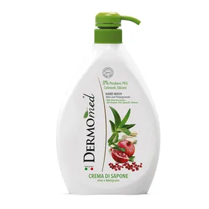  صابون مایع درمومد مدل آلوئه ورا و انار حجم 1000 میلی لیتر