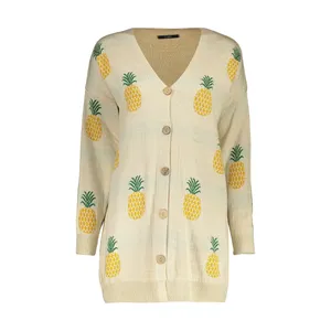 مانتو بافت زنانه فلاویا مدل W1314394JC-CREAM