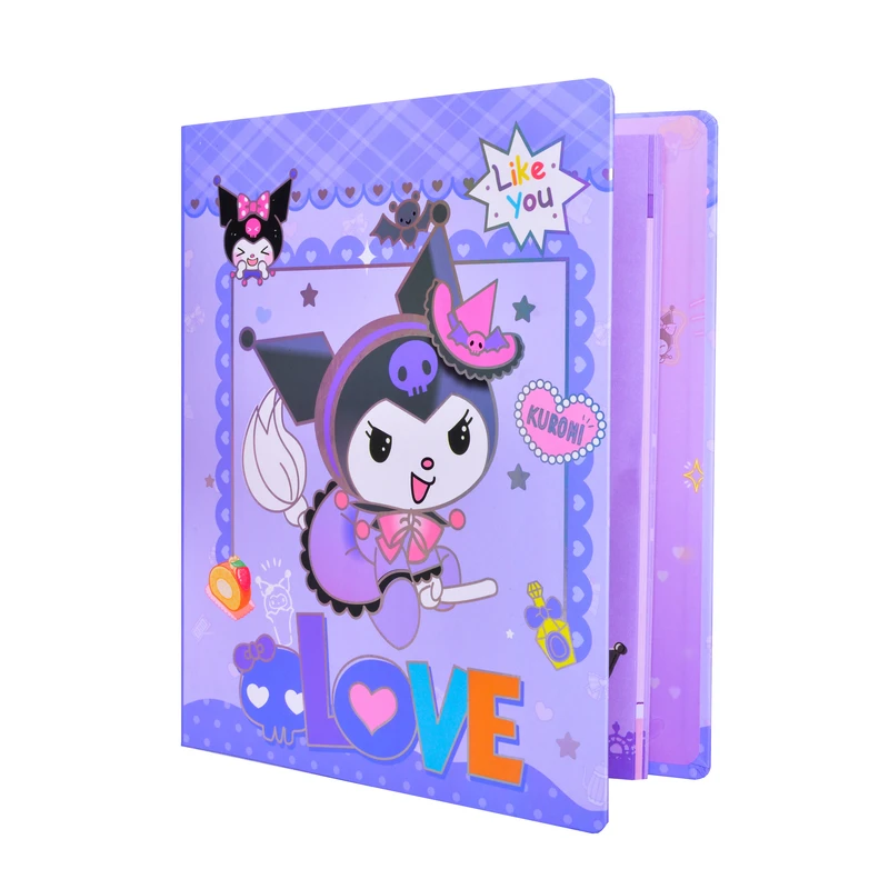 دفتر کلاسوری 100 برگ مدل کرومی 