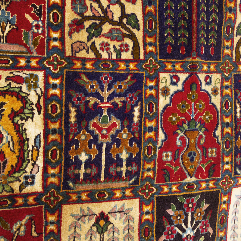 فرش دستبافت سه متری طرح خشتی مدل H87