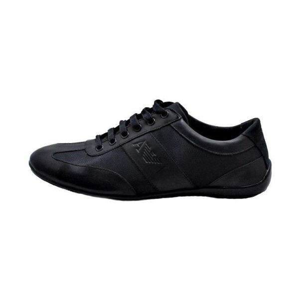 کفش روزمره مردانه آرمانی جینز مدل ARMNJEANS-BLK