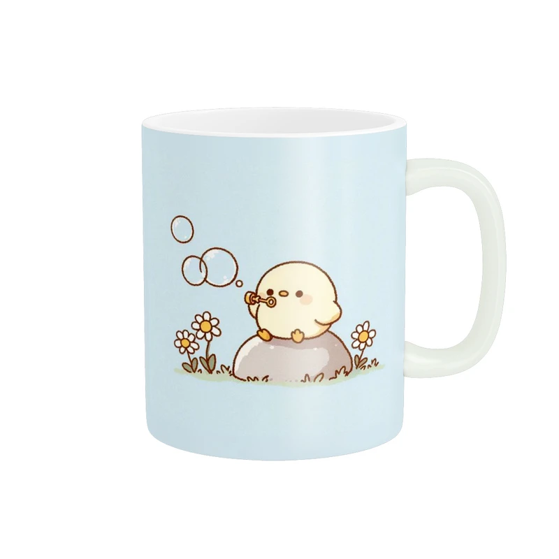 ماگ پاد آفرین طرح جوجه بازیگوش کد 345