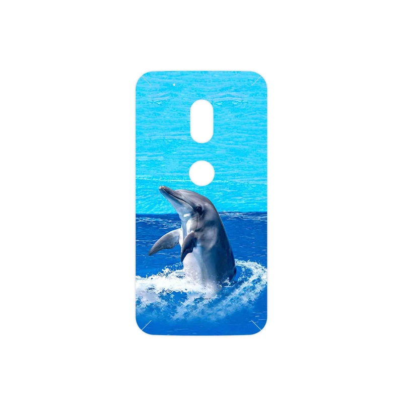برچسب پوششی ماهوت مدل Dolphin مناسب برای گوشی موبایل موتورولا Moto G4 Play