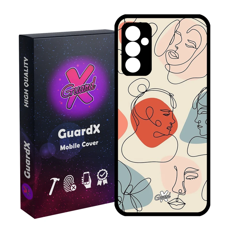 کاور گارد ایکس طرح دختر مدل Glass10363 مناسب برای گوشی موبایل سامسونگ Galaxy A15 4G / A15 5G