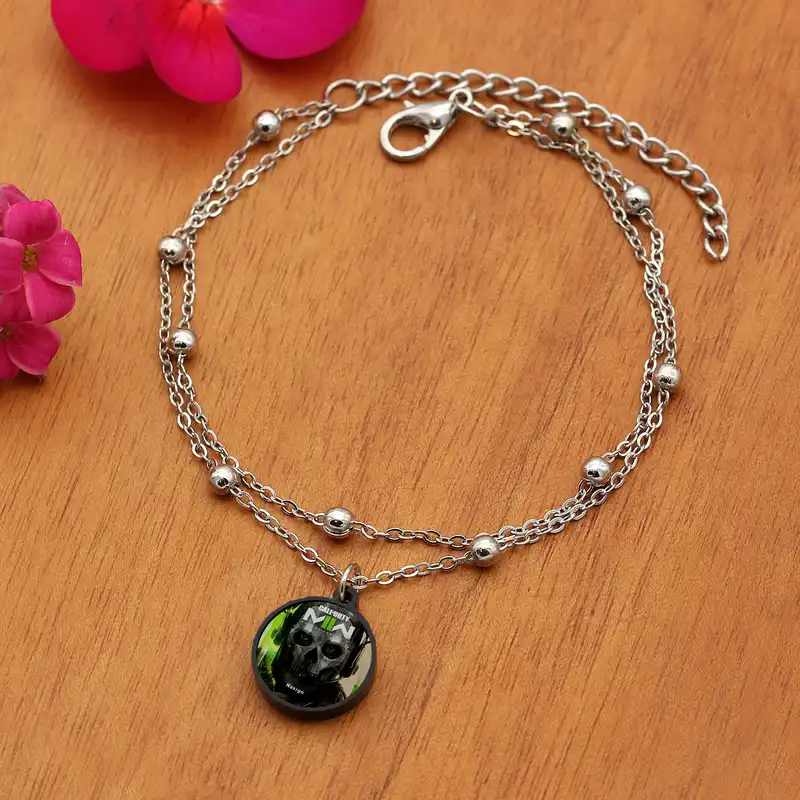 پابند زنانه ناکسیگو مدل شب تاب طرح Call of Duty کد LB7446