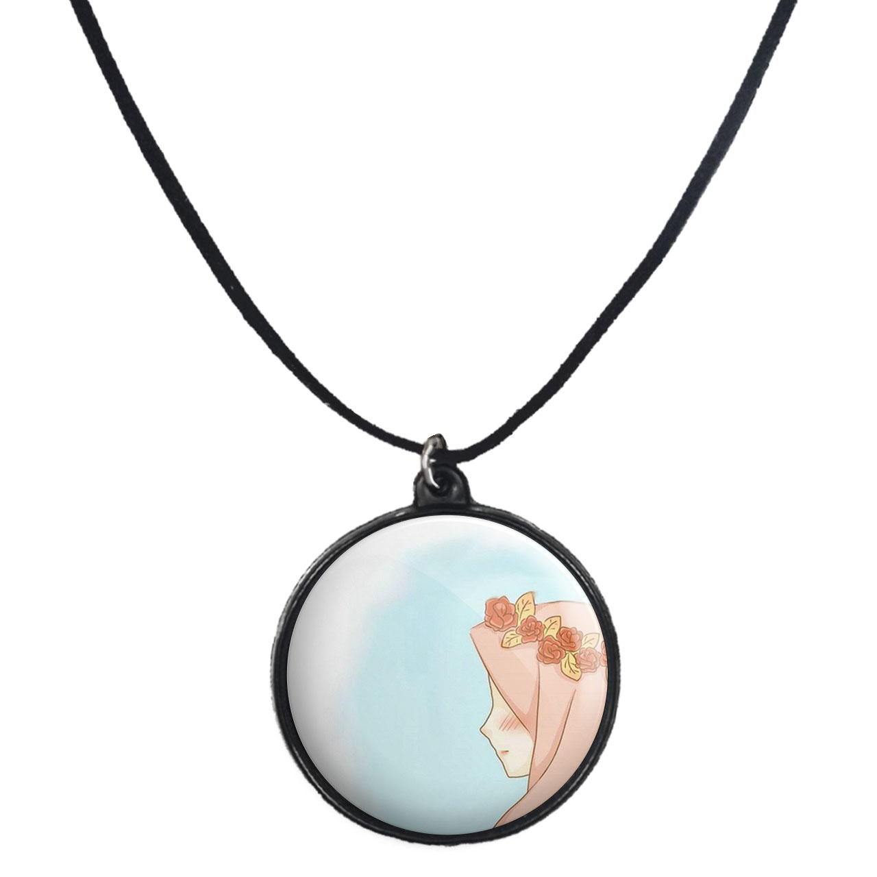 گردنبند پرمانه طرح جشن تکلیف کد pmb.25767 مدل دو طرفه