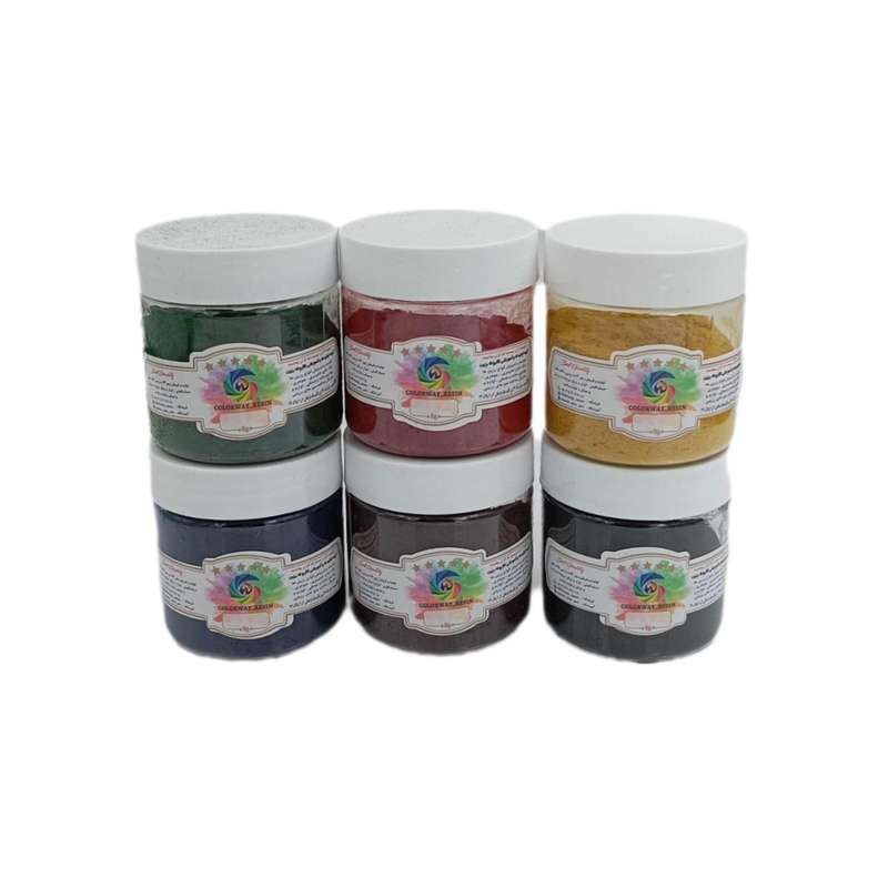 پودر مخمل کالروی مدل m1003 بسته ۶عددی