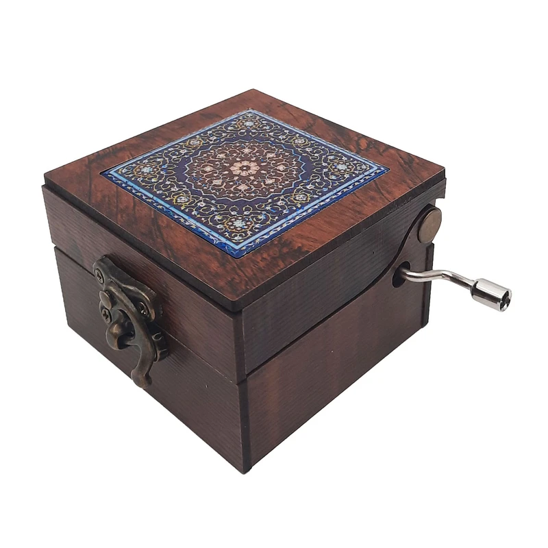 جعبه موزیکال طرح سنتی آینه دار کد JM-S10
