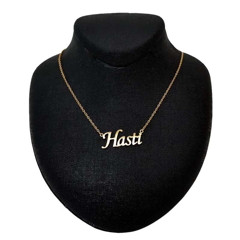 گردنبند نقره زنانه طرح هستی کد 001