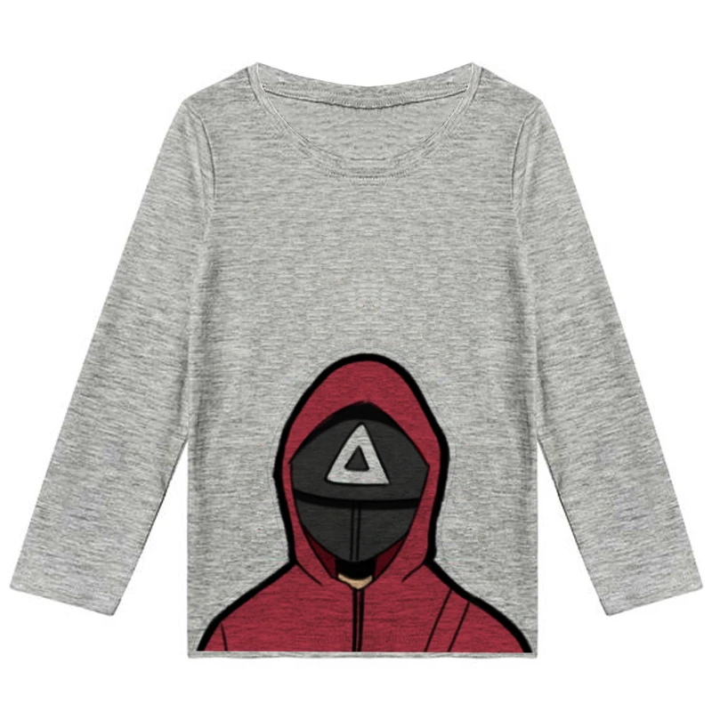 تی شرت آستین بلند پسرانه مدل بازی مرکب F146