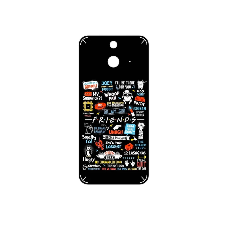 برچسب پوششی ماهوت مدل Friends 2 مناسب برای گوشی موبایل اچ تی سی One E8