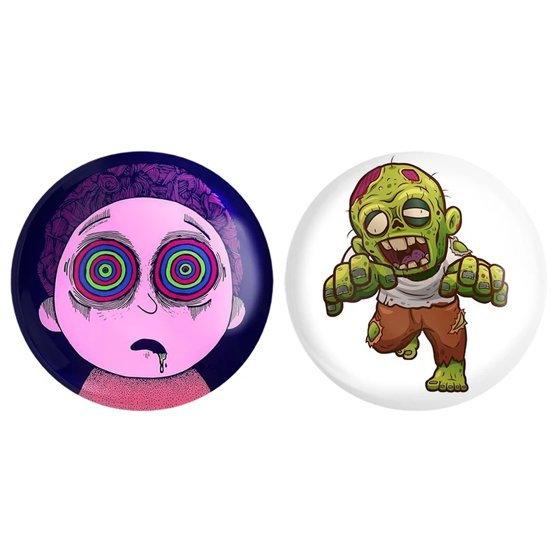 مگنت خندالو طرح ترسناک کد 15011495 مجموعه 2 عددی