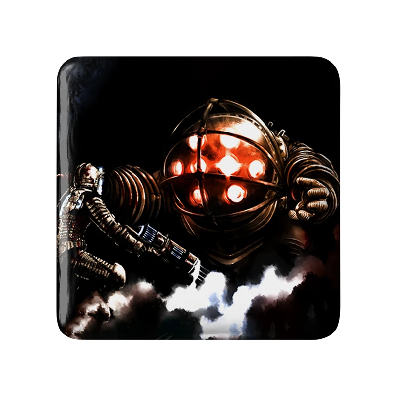 مگنت خندالو طرح بازی دد اسپیس (Dead Space) مدل مربعی کد 35044