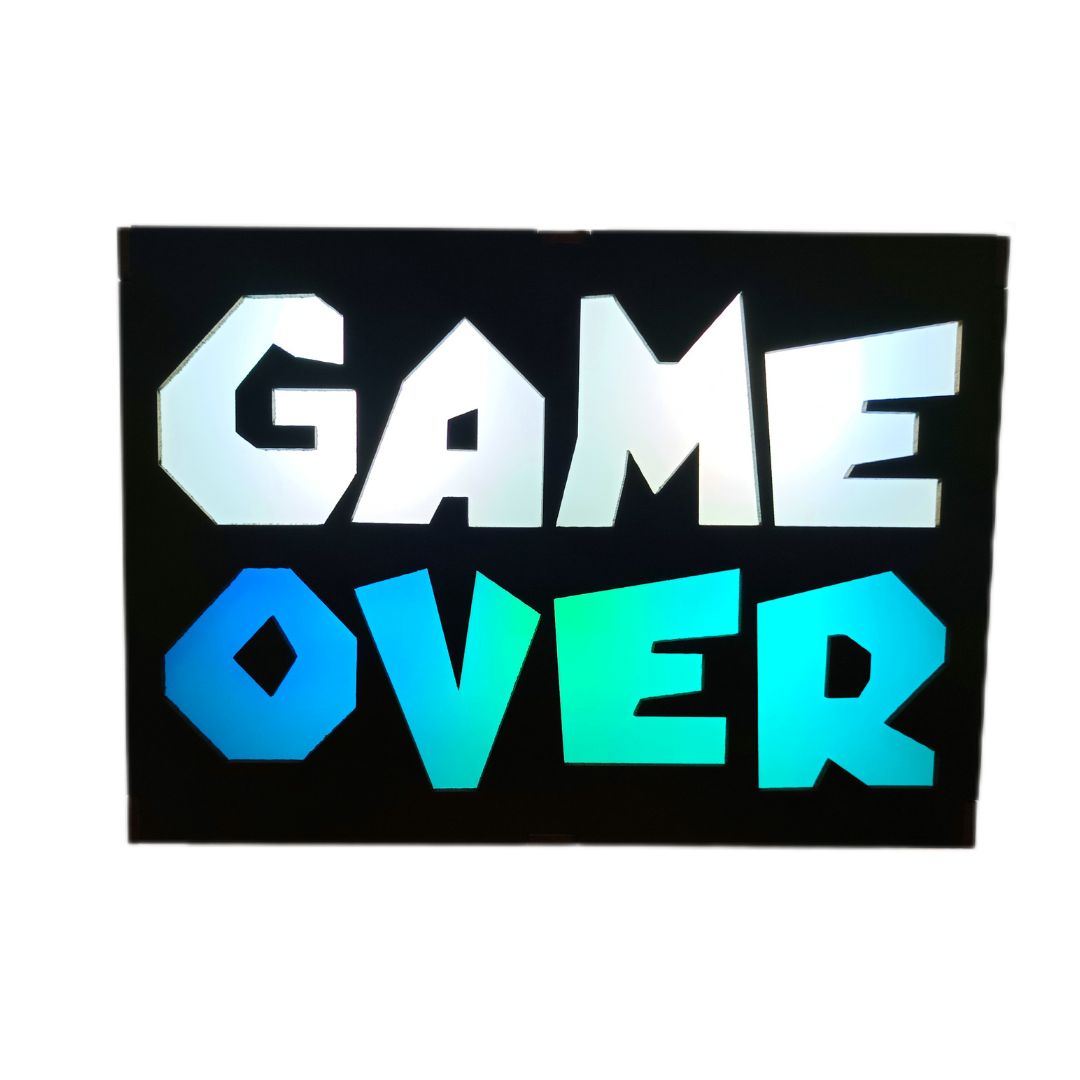 آیکون لایت گیم لند پلاس مدل GAME OVER