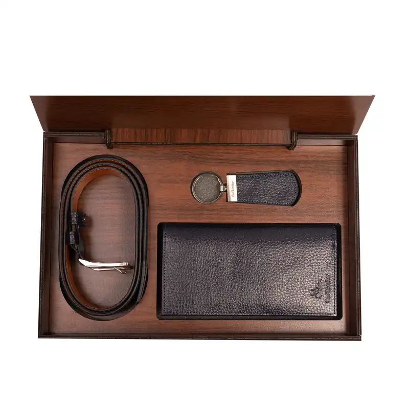 ست هدیه مردانه چرم کن ا مدل S-157