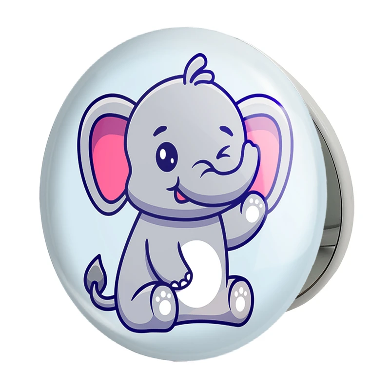 آینه جیبی خندالو طرح فیل کوچولو مدل تاشو کد 29475