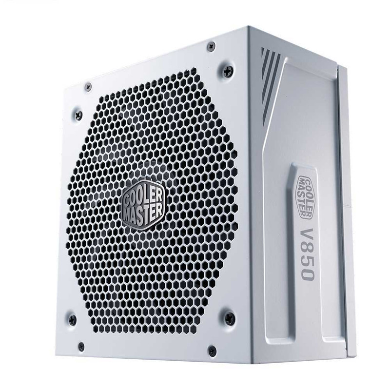 منبع تغذیه کامپیوتر کولر مستر مدل  V850 GOLD V2 FULL MODULAR WHITE EDITION
