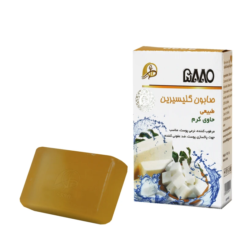  صابون شستشو 5880 مدل گلیسیرین وزن 100 گرم