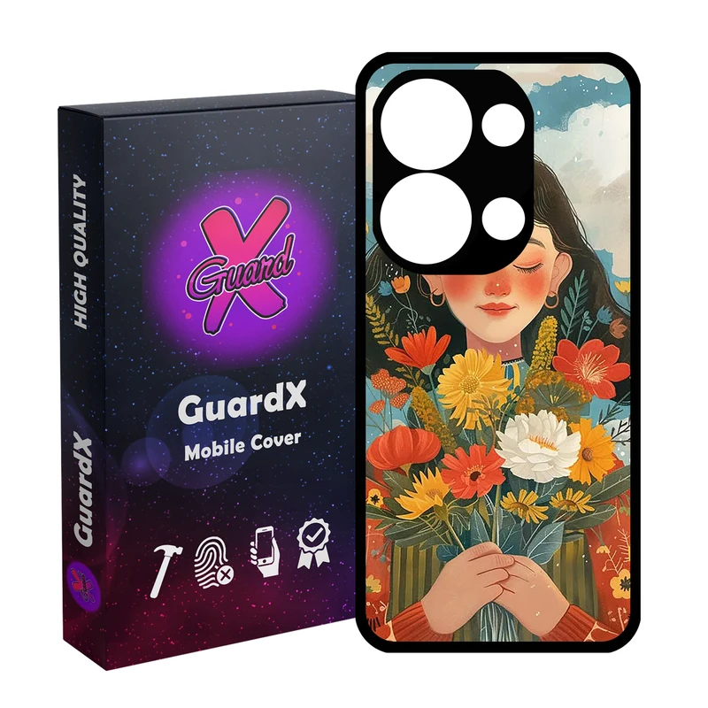 کاور گارد ایکس طرح دختر مناسب برای گوشی موبایل شیائومی Redmi Note 13 Pro 4G / Poco M6 Pro 4G