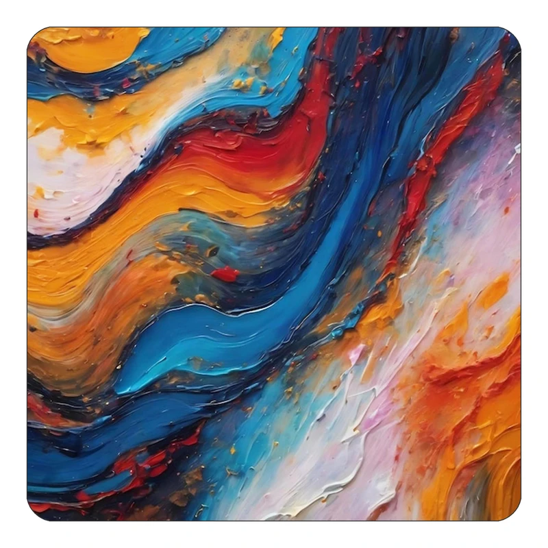 مگنت کاکتی طرح نقاشی رنگ روغن مدل mp69301