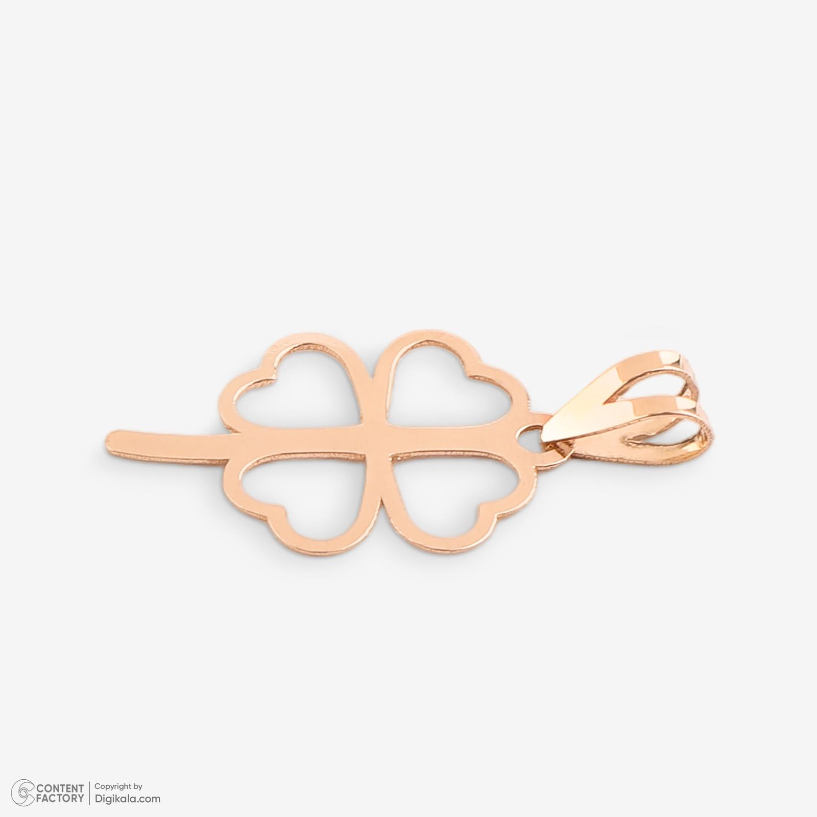 نیم ست طلا 18 عیار زنانه حافا گلد مدل برگ کد nim23 -  - 11