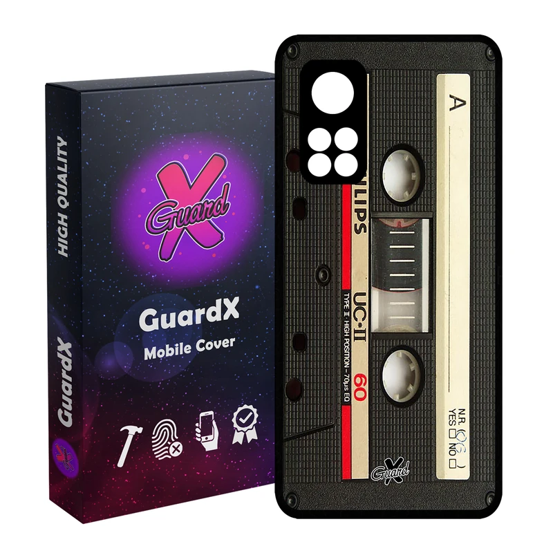کاور گارد ایکس طرح Cassette مدل Glass10063 مناسب برای گوشی موبایل شیائومی Mi 10T / Mi 10T Pro