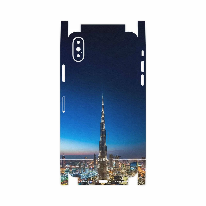 برچسب پوششی ماهوت مدل Dubai City-FullSkin مناسب برای گوشی موبایل اپل iPhone X