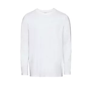تی شرت آستین بلند مردانه لیورجی مدل کبریتی رنگ سفید