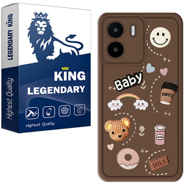 کاور لجندری کینگ مدل LG-Baby-21 مناسب برای گوشی موبایل شیائومی Redmi 13C / Poco C65