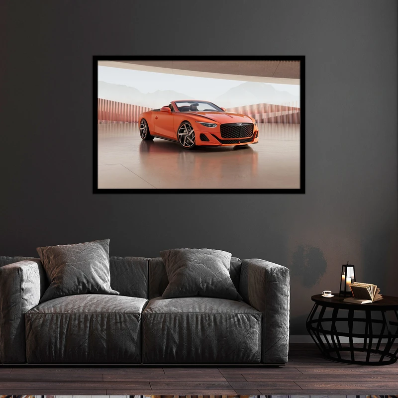 تابلو بکلیت طرح ماشین اسپرت مدل B-bu1106