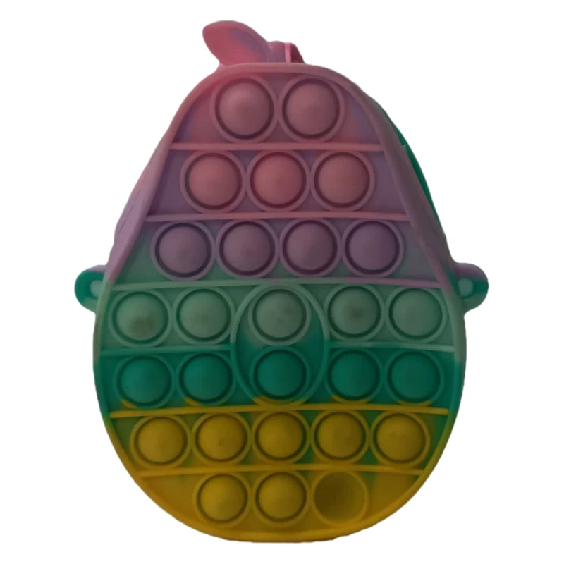 کیف رودوشی دخترانه طرح پاپ ایت گلابی مدل 0035