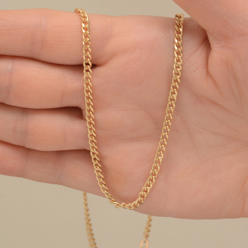 زنجیر طلا 18 عیار زنانه جواهری سون مدل 4263