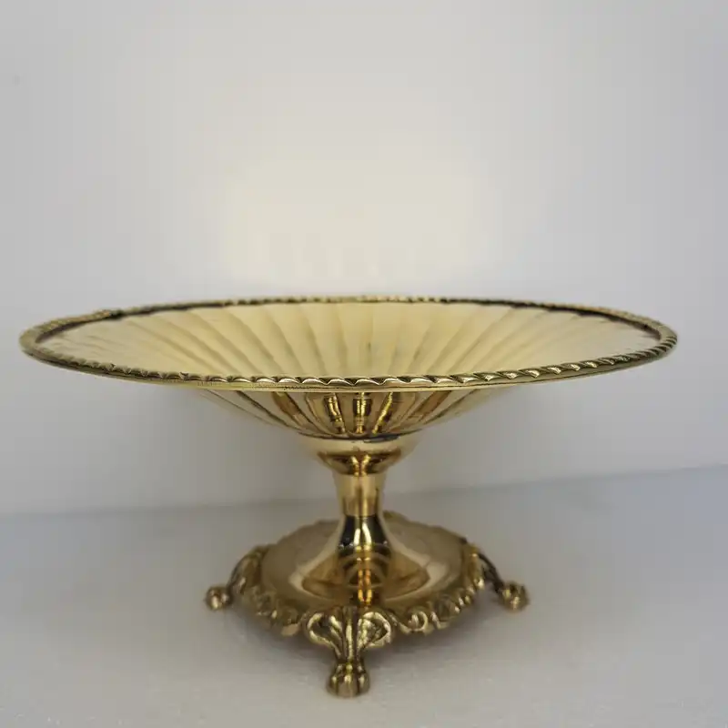 شیرینی خوری برنجی مدل مپکو